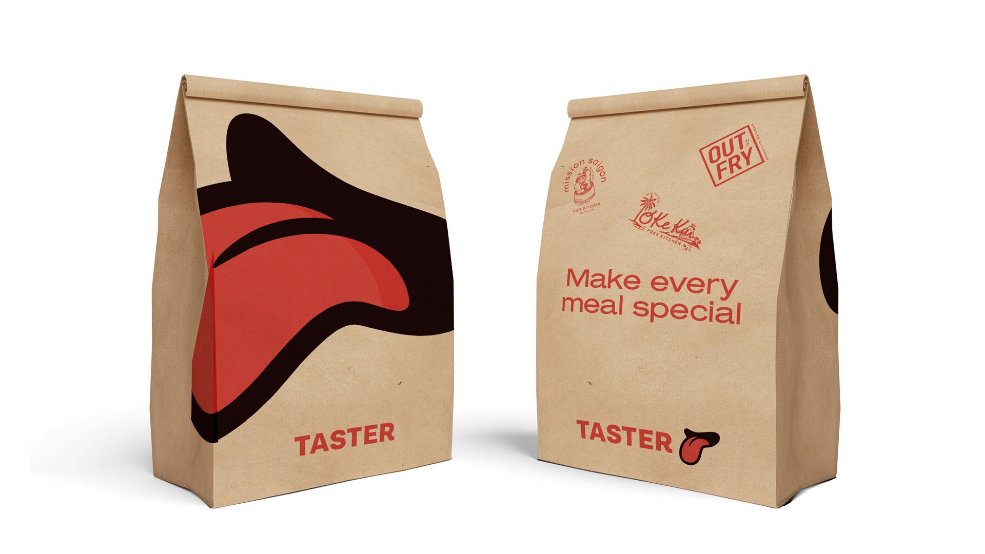 餐飲外賣品牌形象煥新-TASTER